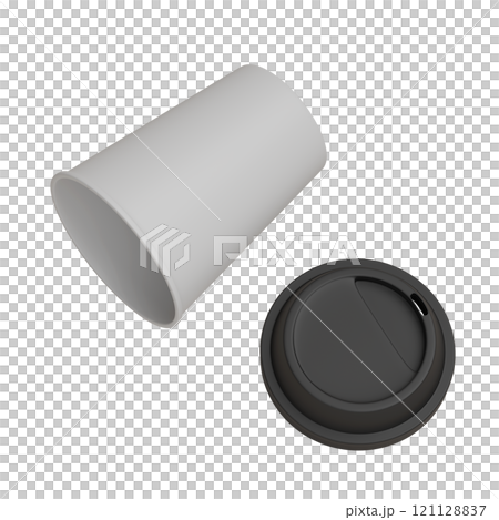 lying on the floor coffee cup and black lid sleeveless 3D render mock up image lying on the floor coffee cup and black lid sleeveless 3D render mock up image 121128837