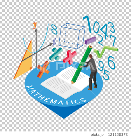 数学のイメージイラスト 121130378