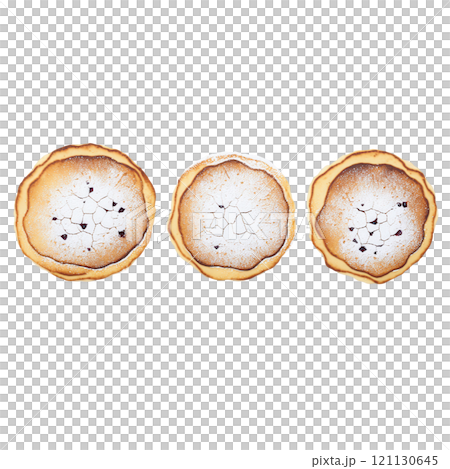 Pfannkuchen - German pancakes that are thinner than American-style pancakes, often filled with fruit, jam, or Nutella. These pancakes are 121130645