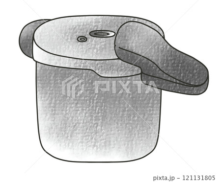 ゆるめシンプル圧力鍋　アナログ風 121131805