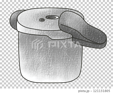 Simple pressure cooker analog style 121131805