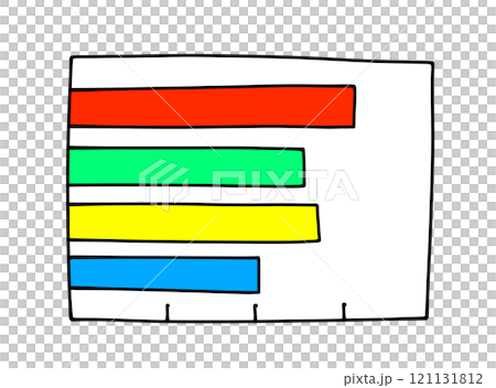 A simple horizontal bar graph with solid coloring A simple horizontal bar graph with solid coloring 121131812