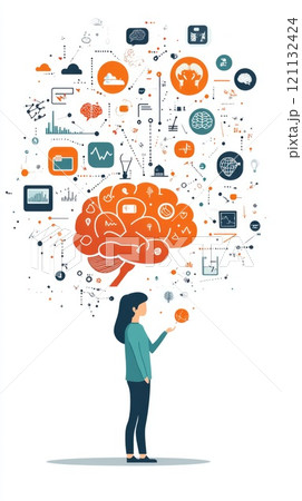 Psychological insight: psychology and psychoanalysis, mental processes and neuroscience, key to effective treatment for brain-related mental illnesses and disorders. 121132424