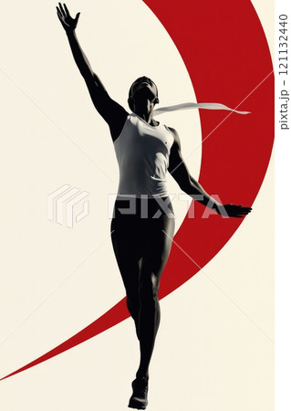 Celebratory uplifting illustration portraying happy black people, emphasizing beauty of cultural heritage, shared experiences, spirit of happiness through colorful, expressive visuals. 121132440