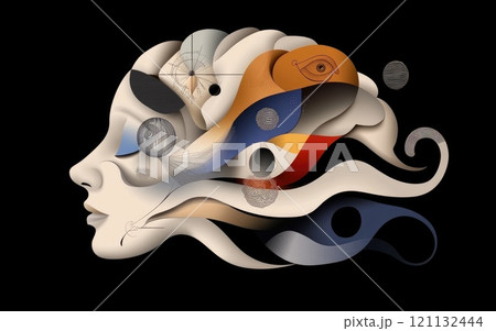 Psychological insight: psychology and psychoanalysis, mental processes and neuroscience, key to effective treatment for brain-related mental illnesses and disorders. 121132444