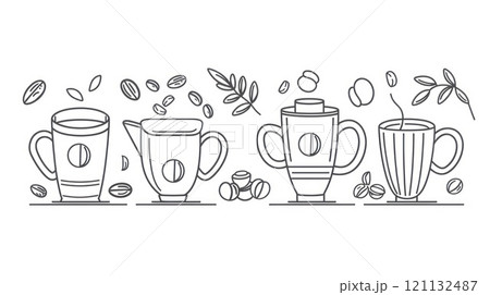 Detailed drawing: outline illustration, form and structure of subject, using precise lines to convey depth, dimension, ideal for graphic design, educational materials, artistic exploration. Detailed drawing: outline illustration, form and structure of subject, using precise lines to convey depth, dimension, ideal for graphic design, educational materials, artistic exploration. 121132487