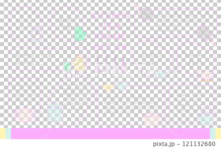 Kitchen item frame 06 - diagonal lines, pink, light blue, yellow Kitchen item frame 06 - diagonal lines, pink, light blue, yellow 121132680