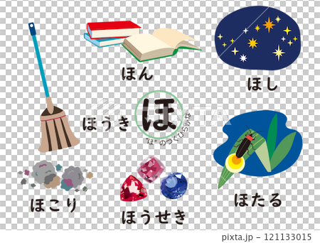 Japanese Hiragana Series: Hiragana with "ho" 121133015