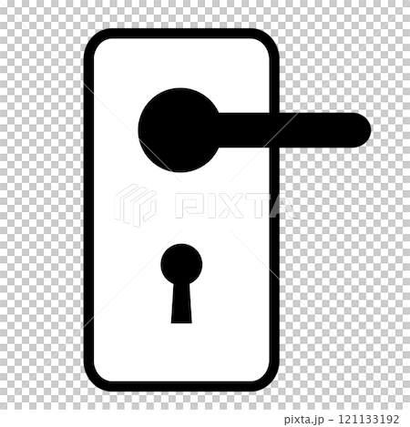 Lockable door knob with key 121133192
