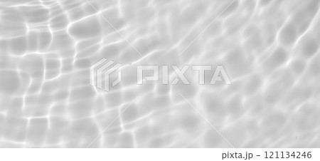 Abstract white transparent water shadow surface texture natural ripple background 121134246