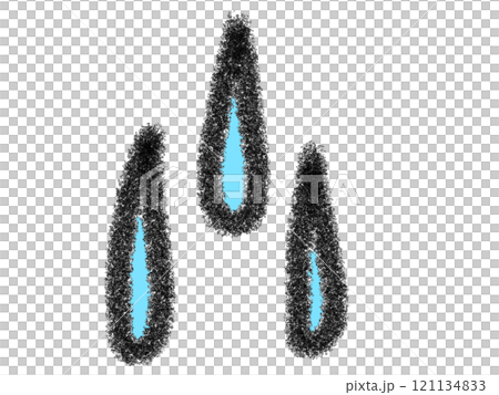 Dripping illustration in pencil style Dripping illustration in pencil style 121134833