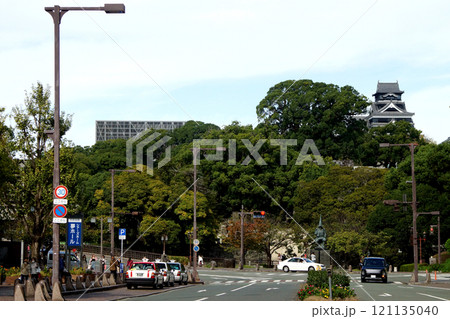熊本市中心市街地　熊本城界隈の街並み 121135040