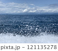 躍動感あふれる波しぶき 121135278