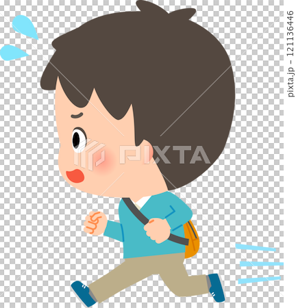 一個人驚慌失措地奔跑 121136446