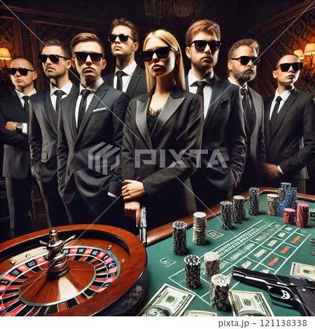 チップを交換するマフィア 121138338