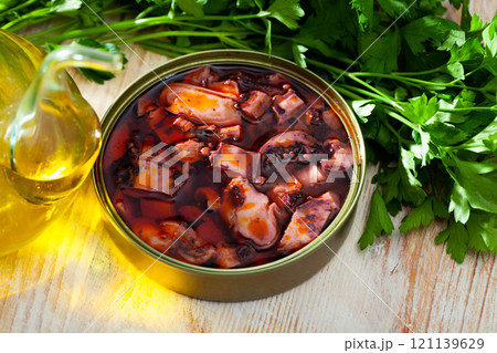 Giant squid tentacles in Galician sauce 121139629