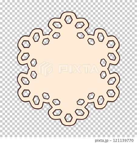 circular lace decorative material circular lace decorative material 121139770