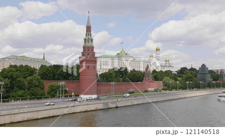 Moscow Kremlin embankment view of the Great Kremlin Palace 121140518