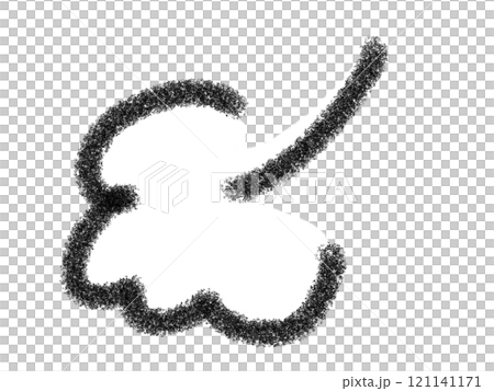 鉛筆画風の煙るイラスト 121141171