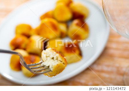Popular European dish is cheese whimsy 121143472