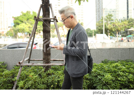 Senior Asian Businessman 121144267