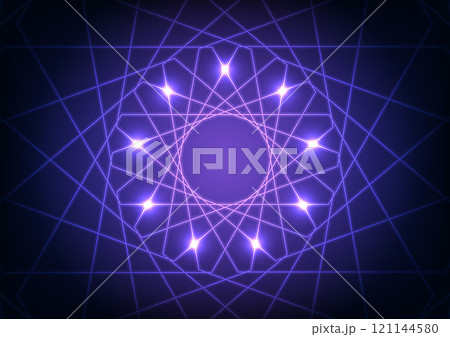 Violet blue circle digital light graphics background  121144580