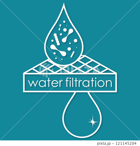 Water filtration and purification schematic design Water filtration and purification schematic design 121145284