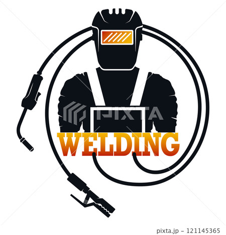 Welder silhouette, repair and welding work design Welder silhouette, repair and welding work design 121145365