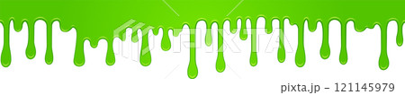 Viscous bright green slime dripping down on white background, creating a sticky and gooey texture, suitable for halloween or any spooky design Viscous bright green slime dripping down on white background, creating a sticky and gooey texture, suitable for halloween or any spooky design 121145979