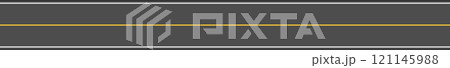 Golden horizontal line dividing dark gray surface with bright white border creates abstract and minimalist composition, ideal for backgrounds and graphic design projects 121145988