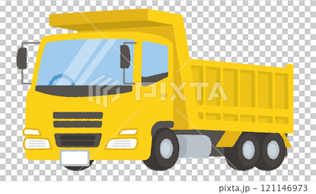 ダンプカーのイラスト ダンプカーのイラスト 121146973