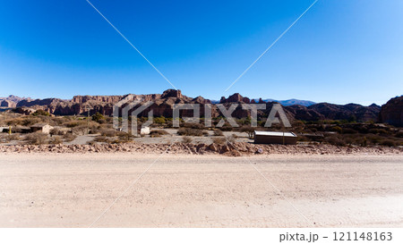 Bolivian dirt road view,Bolivia 121148163