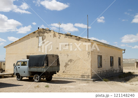 Tulep checkpoint, Mangystau region, Kazakhstan 121148240