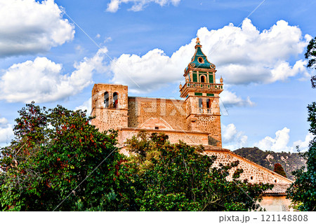 Views of the Charterhouse of Valldemosa in Mallorca, Balearic Islands Views of the Charterhouse of Valldemosa in Mallorca, Balearic Islands 121148808