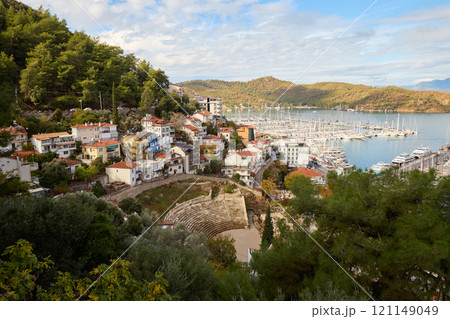 Panorama of Fethiye city in Turkey Panorama of Fethiye city in Turkey 121149049