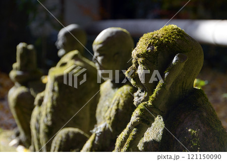 赤山禅院 十六羅漢石像 京都市左京区 赤山禅院 十六羅漢石像 京都市左京区 121150090