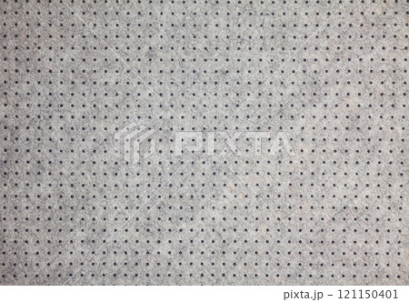 Grey felt material background with dark dots Grey felt material background with dark dots 121150401