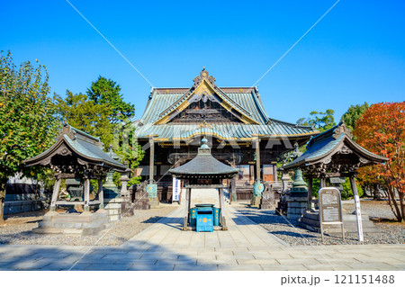 秋の成田山新勝寺 釈迦堂 千葉県成田市 秋の成田山新勝寺 釈迦堂 千葉県成田市 121151488