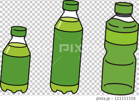 お茶_ペットボトル_シンプルイラストセット 121151538