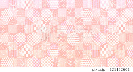 和柄　春　ピンク　背景 121152601