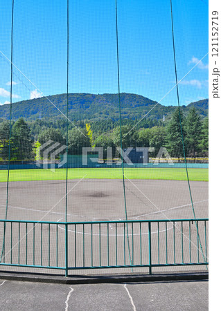 バックネット裏からの眺め 野球場 沼田市運動公園 沼田市 バックネット裏からの眺め 野球場 沼田市運動公園 沼田市 121152719