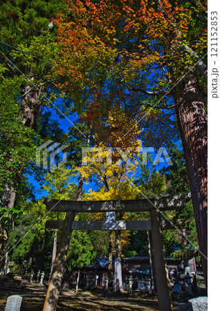 紙の神様をまつる神社の秋　岡太神社・大瀧神社　 121152853
