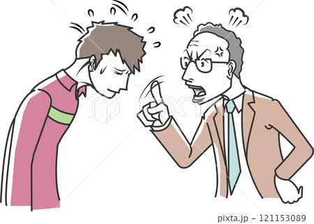 カスハラを受けるコンビニ店員 121153089