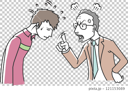 カスハラを受けるコンビニ店員 121153089