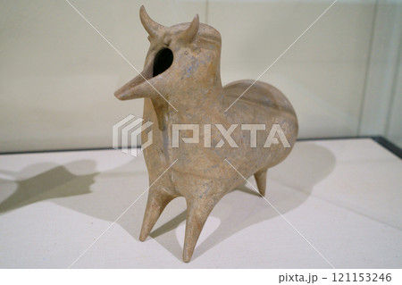 7388　こぶ牛形土器 121153246