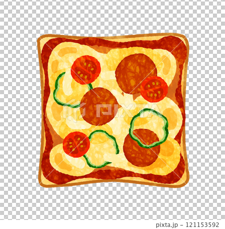 Pizza toast  121153592