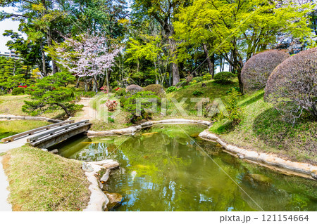 広島 縮景園 濯纓池 広島 縮景園 濯纓池 121154664