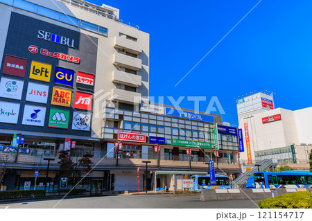 埼玉県　所沢市　所沢駅 西口の都市風景（西口ロータリー） 121154717