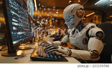人間の代わりに仕事をするAI 121154766