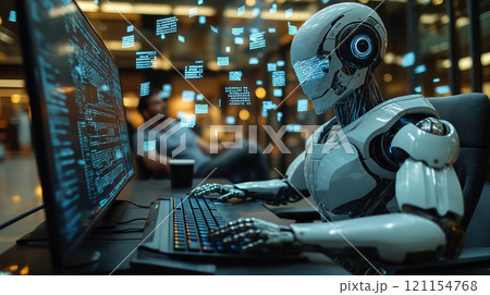 人間の代わりに仕事をするAI 121154768
